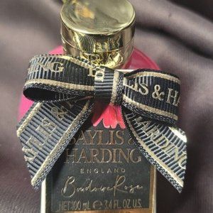 New with tags Lot of 3 Baylis Harding Boudoire Rose Fragranced Shower Gel 3.4 oz
